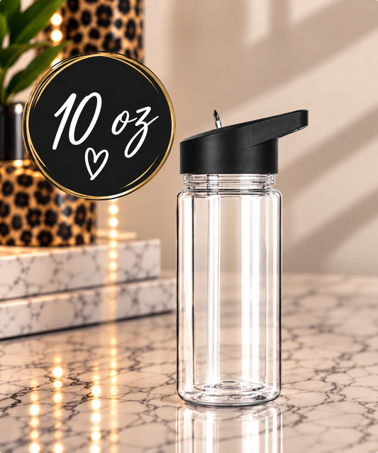 10oz snowglobe tumbler
