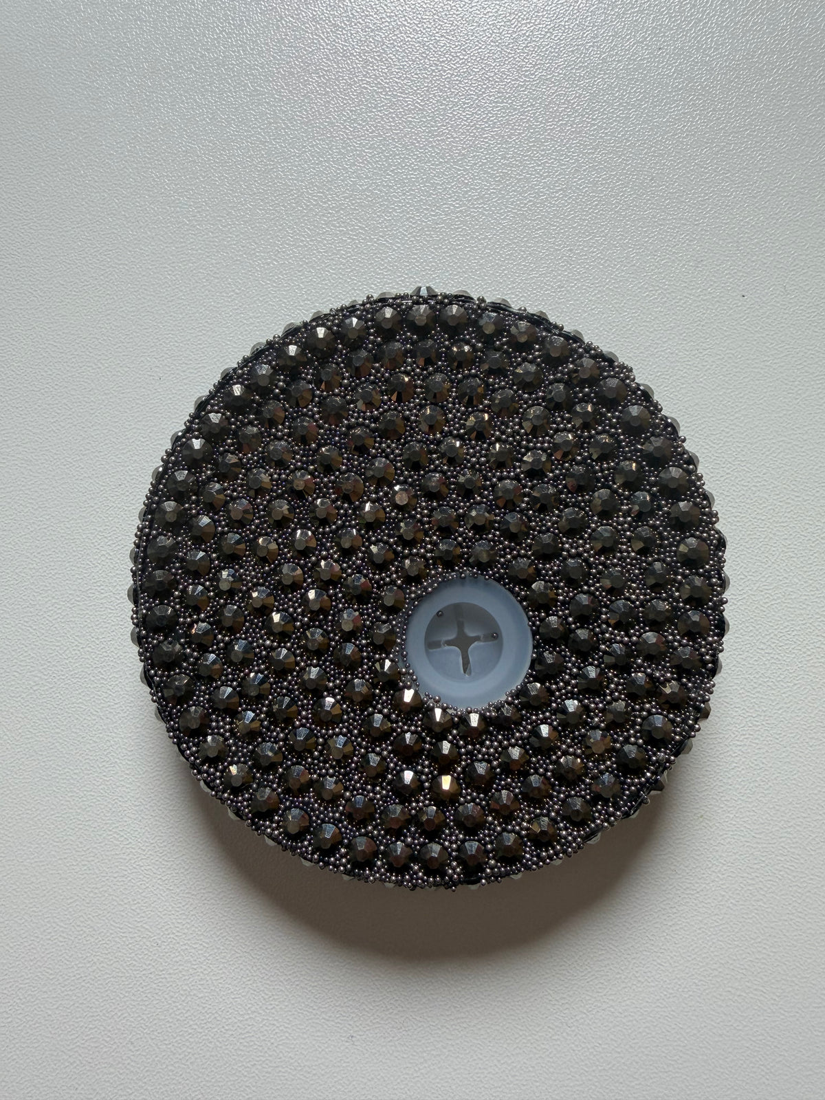 Black Rhinestone Lids